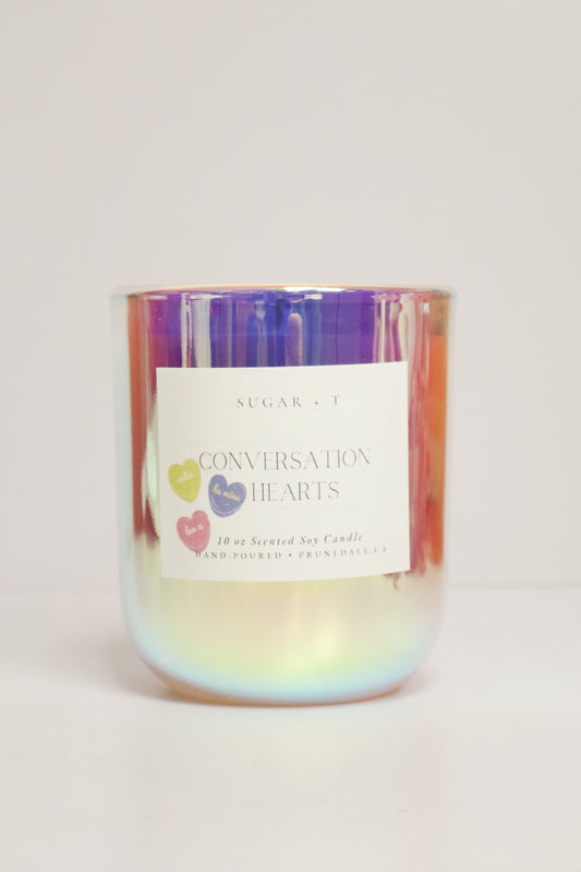 Conversation Hearts Scented Candle