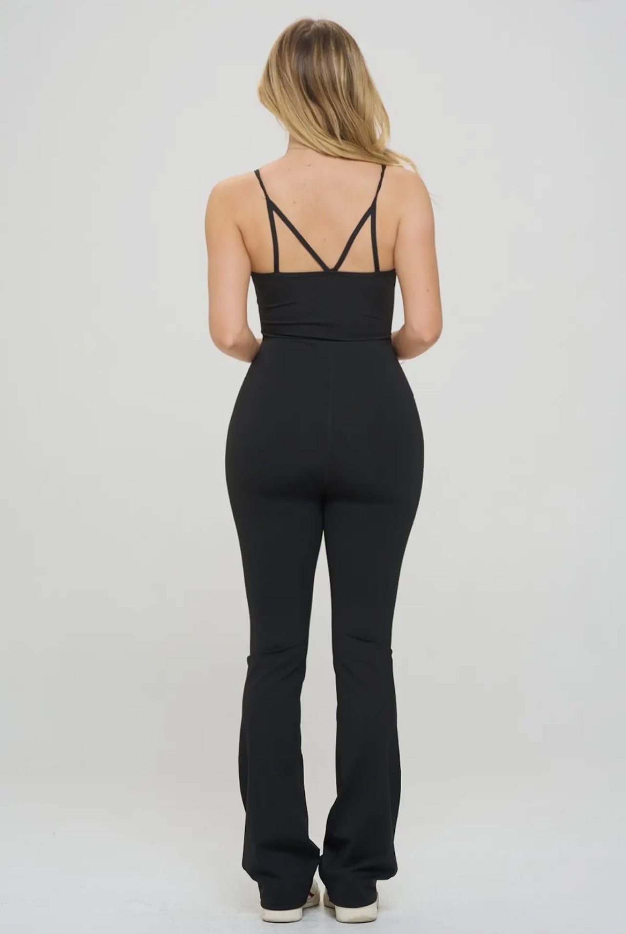 Black Flare Jumpsuit