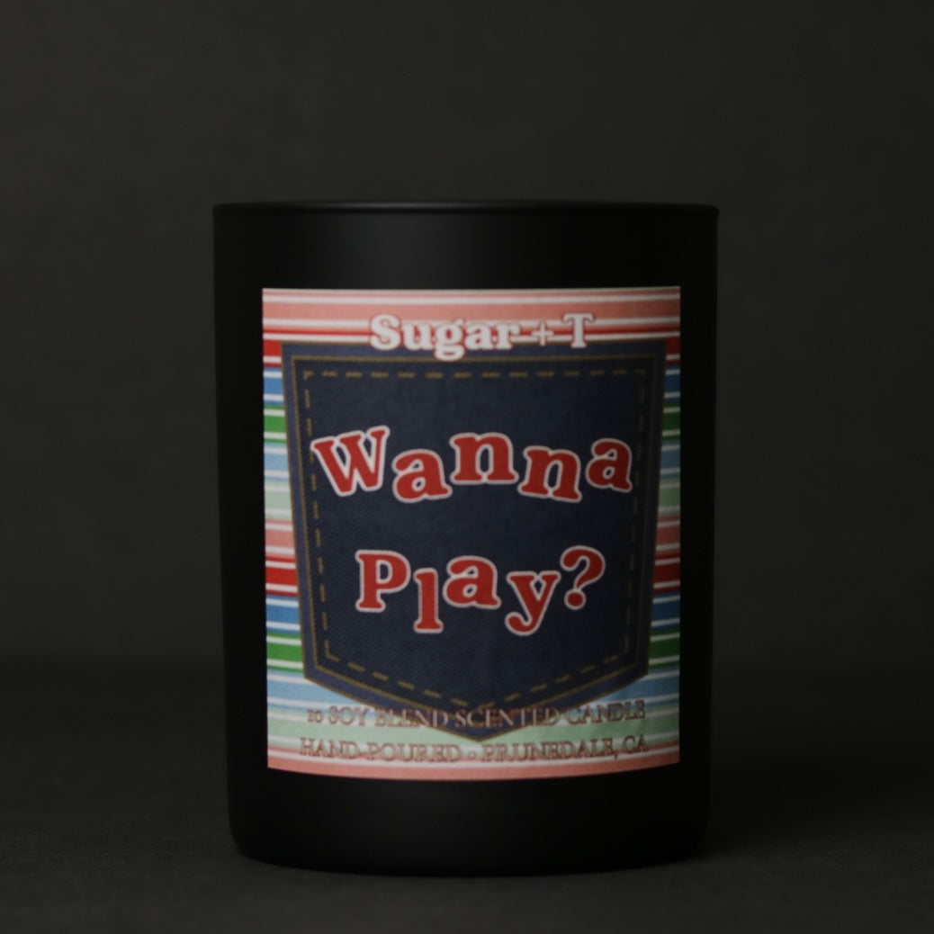 Wanna Play?  Scented Candle