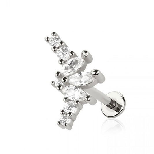Solis Titanium Flat Back Labret