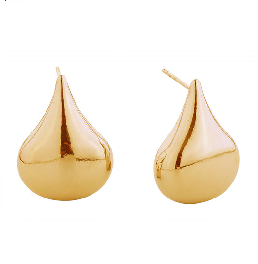 GOLD TEARDROP EARRINGS