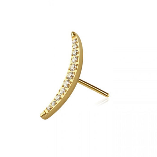 Luna Gold Flat Labret