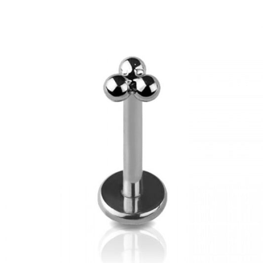 Trio Titanium Flat Back Labret