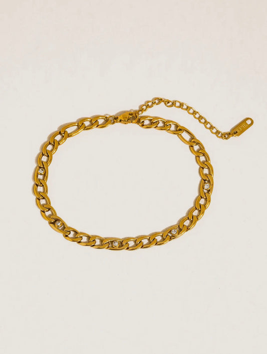 Cuban Chain CZ bracelet