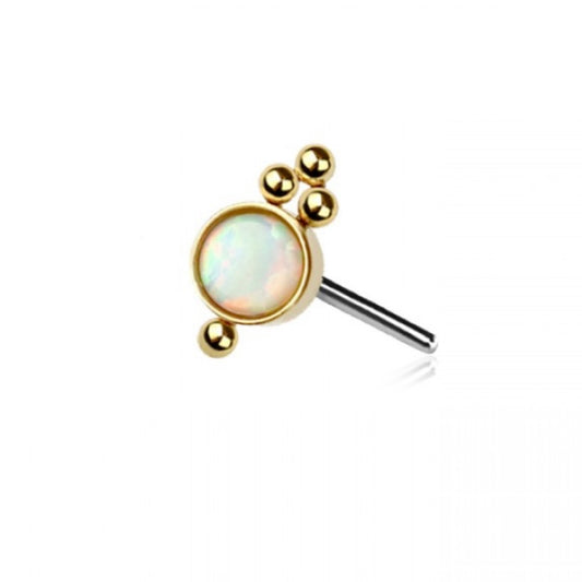 Orbit Gold Flat Back Labret