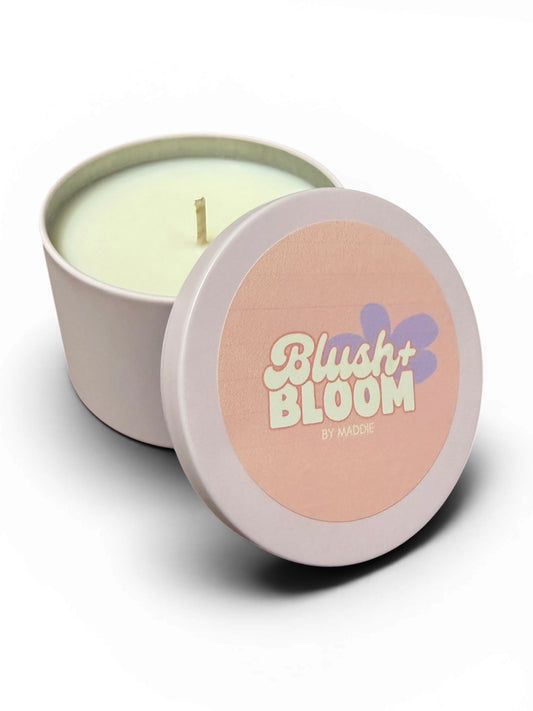 Blush+Bloom - Pink Tin Candle
