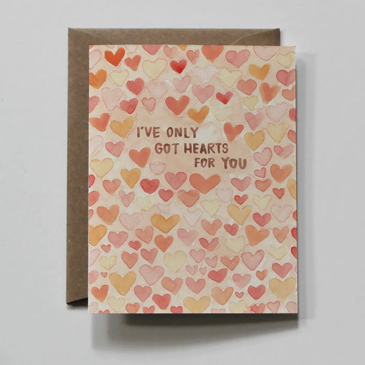 Greeting Card - Only Hearts
