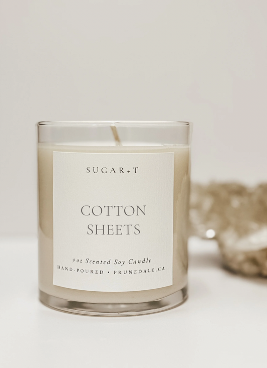 Cotton Sheets Scented Candle