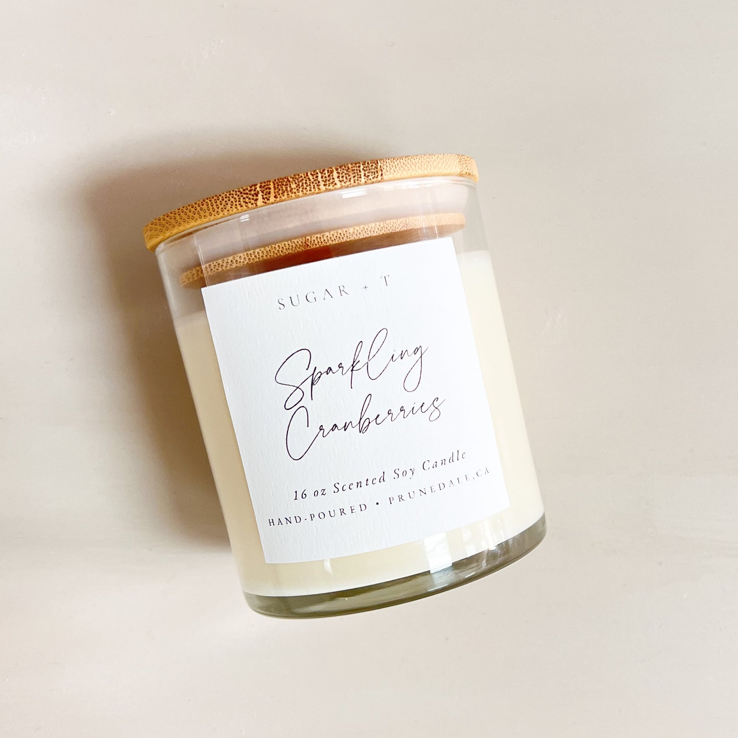 Sparkling Cranberries Scented Candle