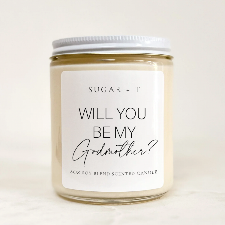 “Will You Be My Godmother?” Scented Candle