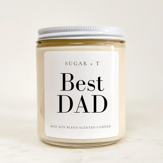 “Best Dad” Scented Candle