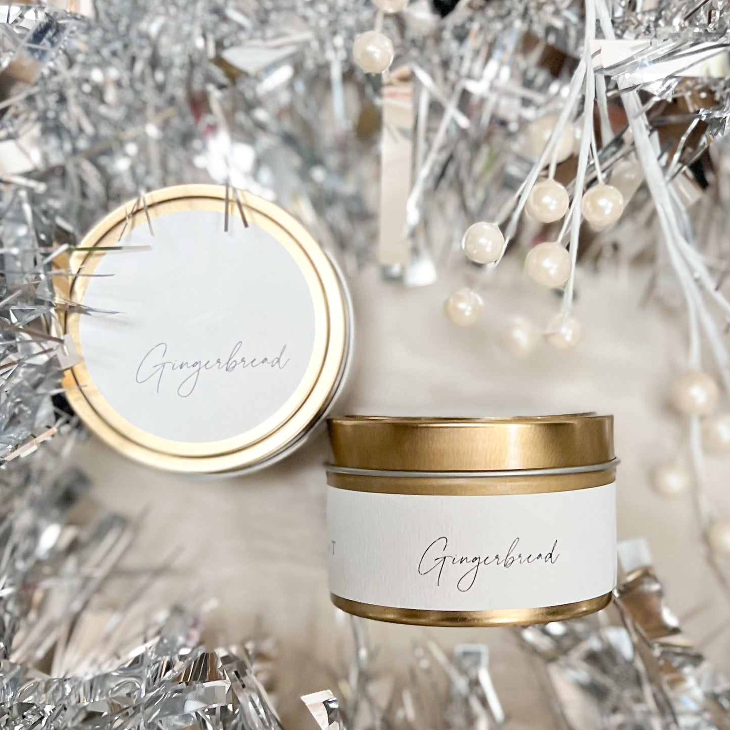 Gingerbread Scented Candle Tin
