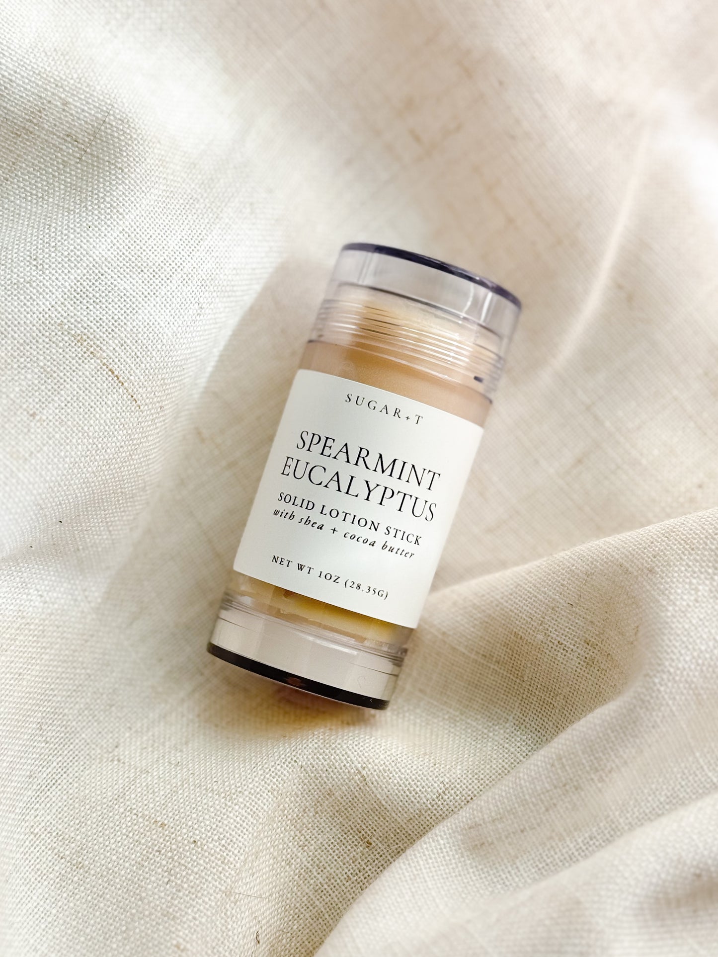 Spearmint Eucalyptus Solid Lotion Stick