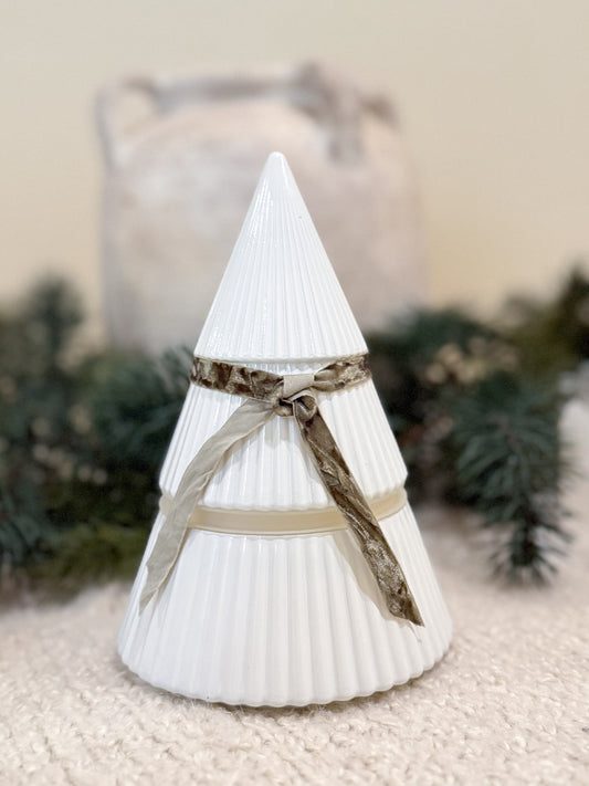 oh, Christmas Tree Glass Tree Candle