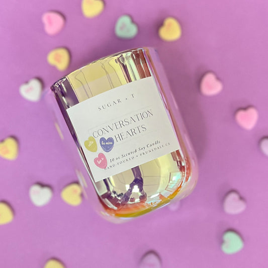 Conversation Hearts Scented Candle
