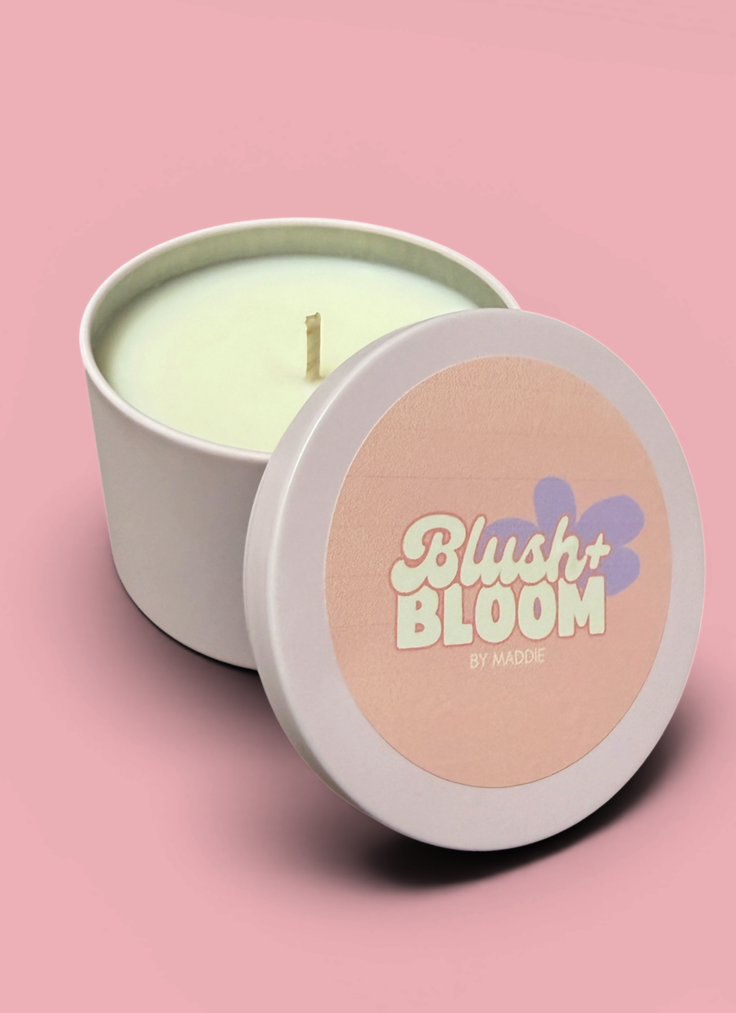 Blush+Bloom - Pink Tin Candle