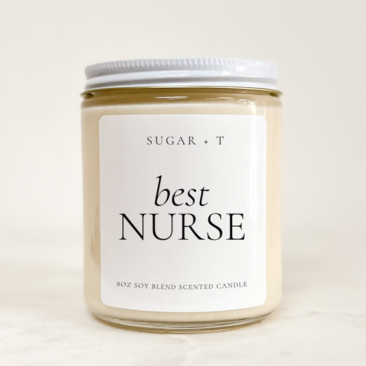 “ best Nurse” Scented Candle