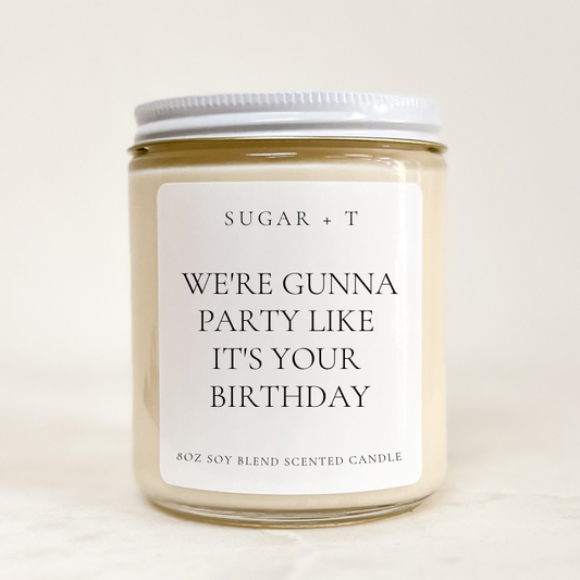 “Party like It’s your Birthday” Scented Candle