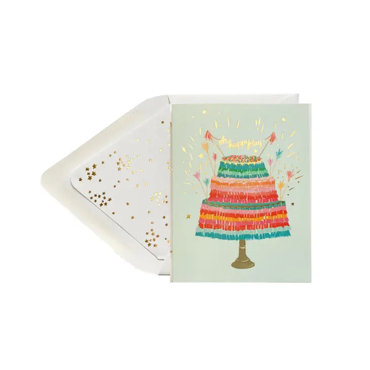 Greeting Card - Pinata Cake