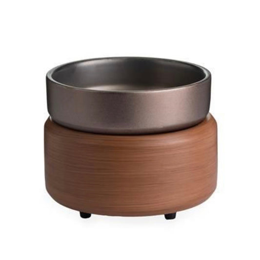 Pewter Walnut 2-in-1 Warmer