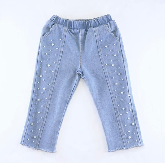 Maddie Girl - Pearl Denim Pants