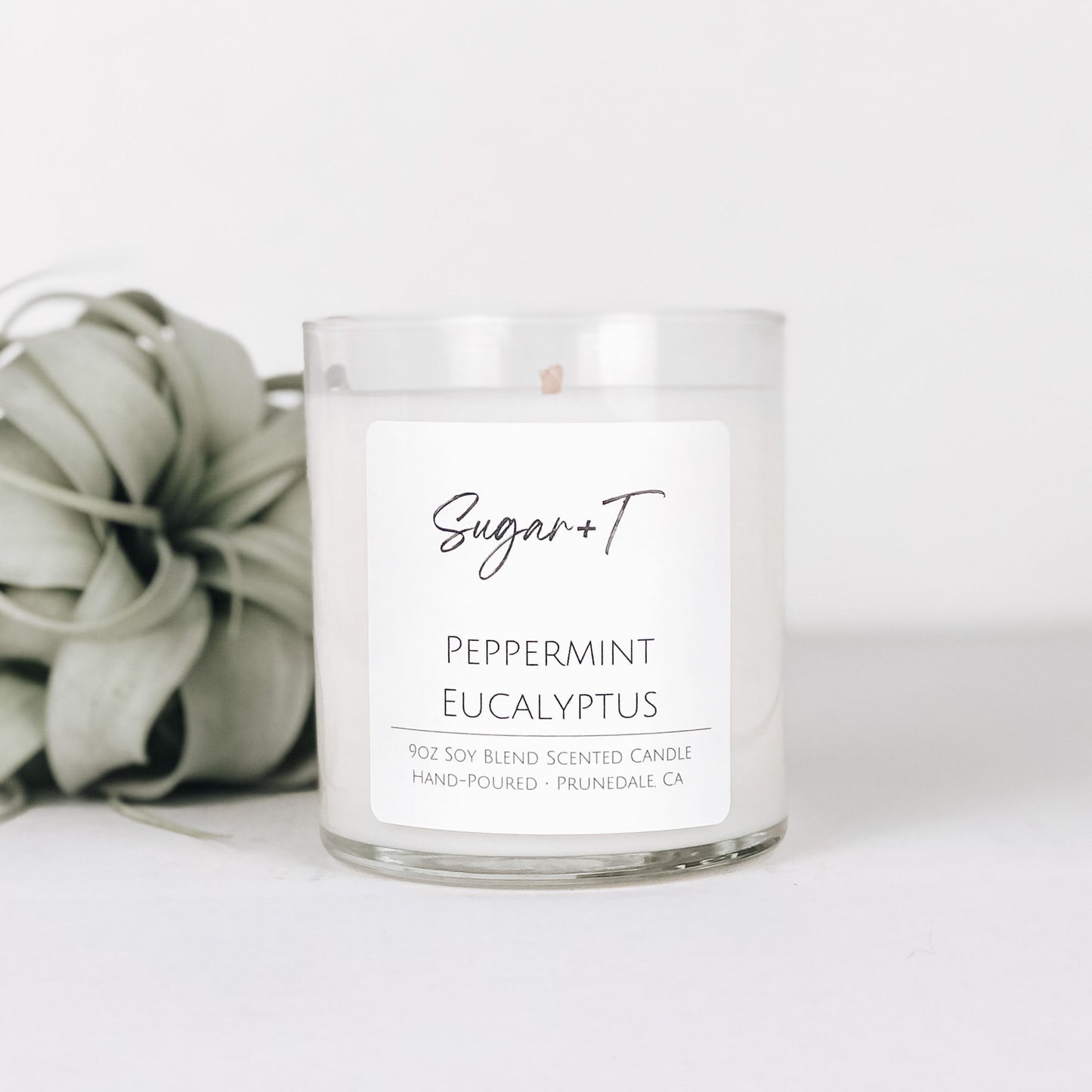 Peppermint Eucalyptus Scented Candle