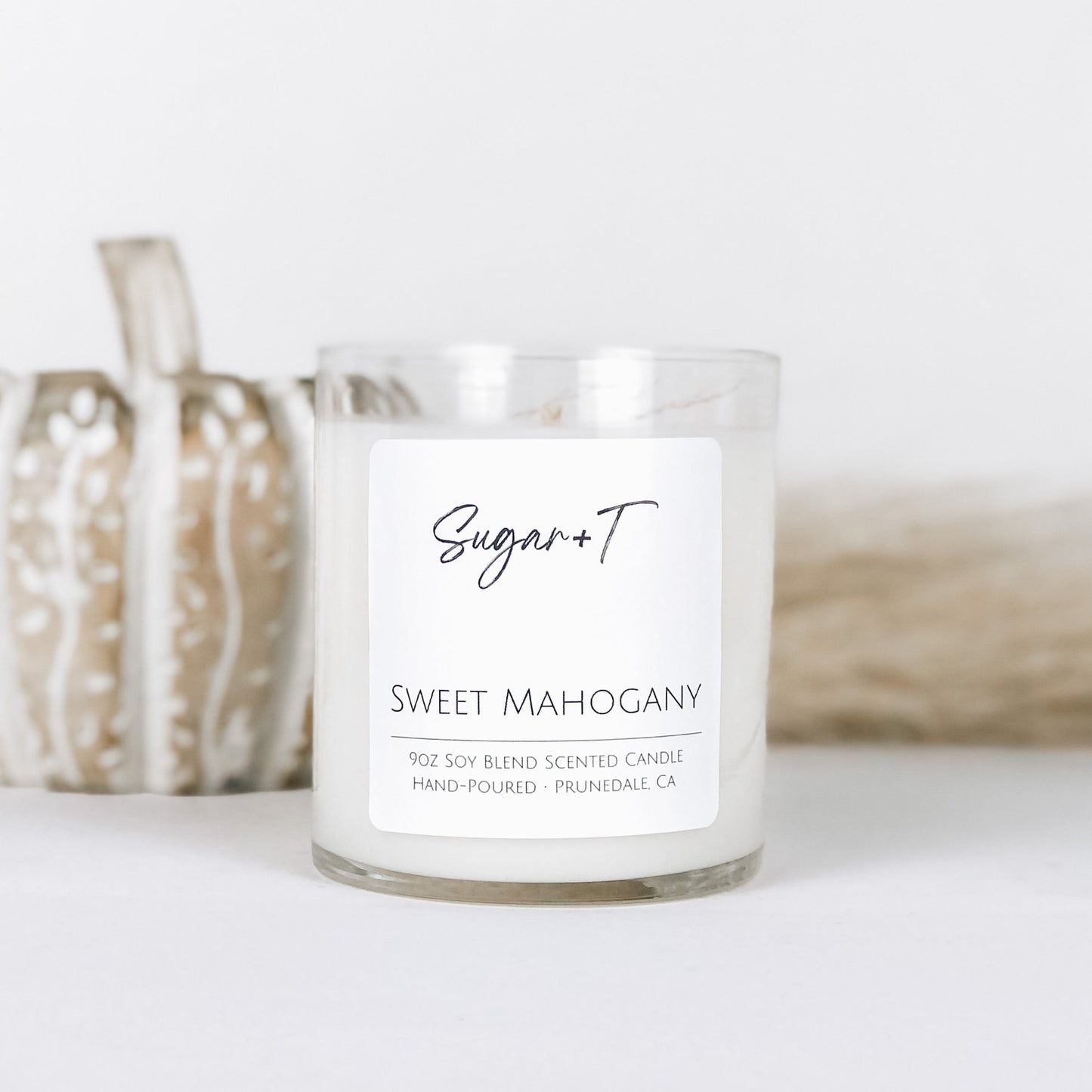 Sweet Mahogany Scented Candle