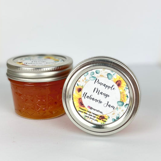 MamaFinas Pineapple Mango Habanero Jam