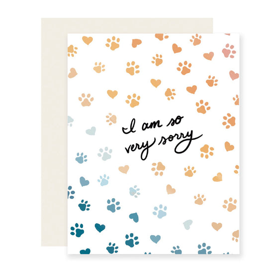 Greeting Card - Paw Rainbow