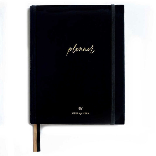 Undated Black Weekly Planner