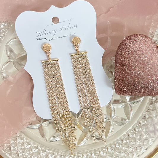 Whimsy Pickins - Sparkle Dangle Earrings