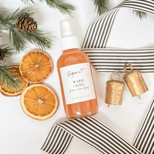 Warm + Cozy Room + Linen Spray