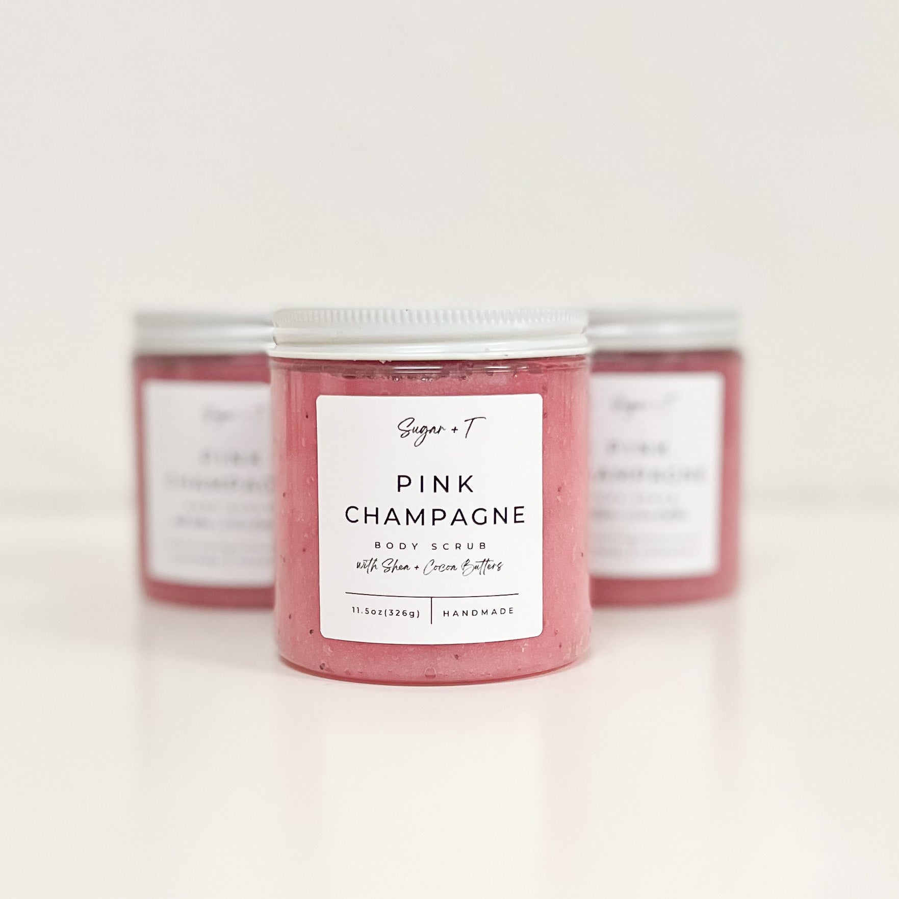 Pink Champagne Body Scrub Sugar & T