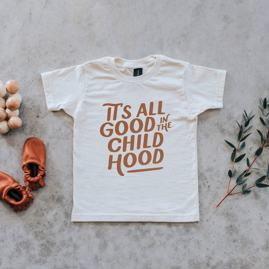 Aiden Boy - It’s all Good in the Childhood Organic Tee