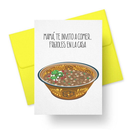 Greeting Card - Frijoles en la Casa