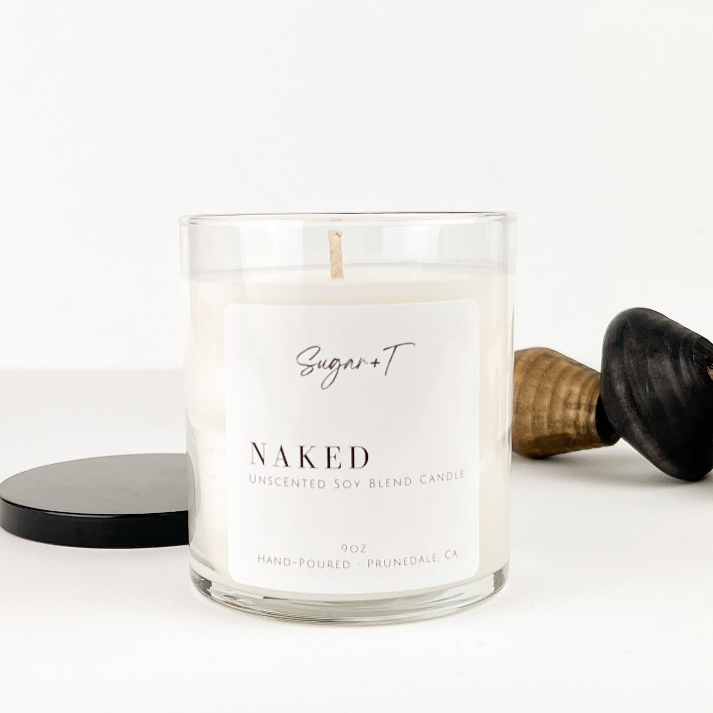 Naked UNscented Candle