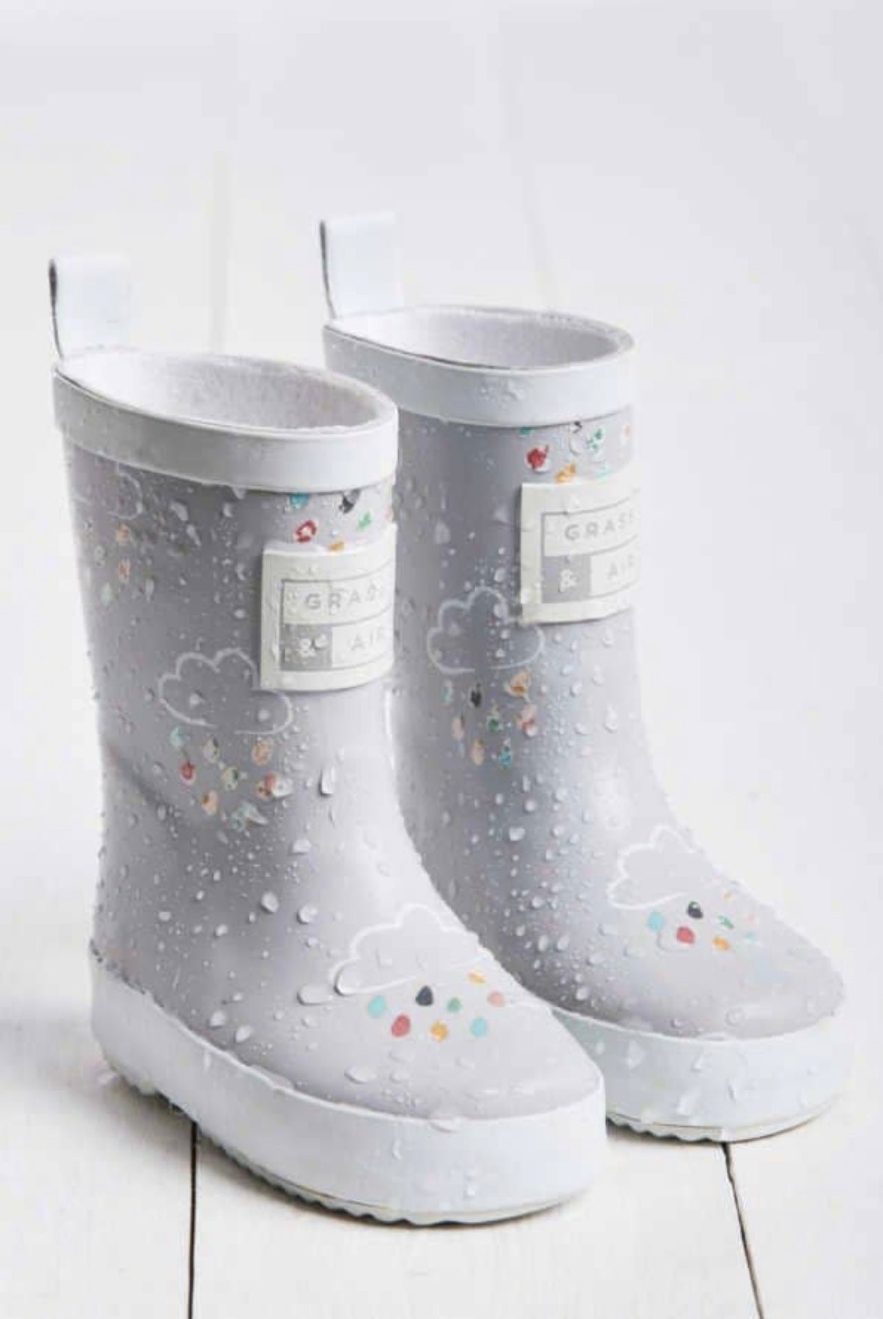 Aiden Boy - Color-Changing Rainboots - Gray