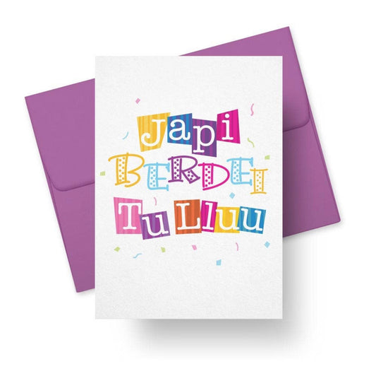 Greeting Card - Japi Berdei