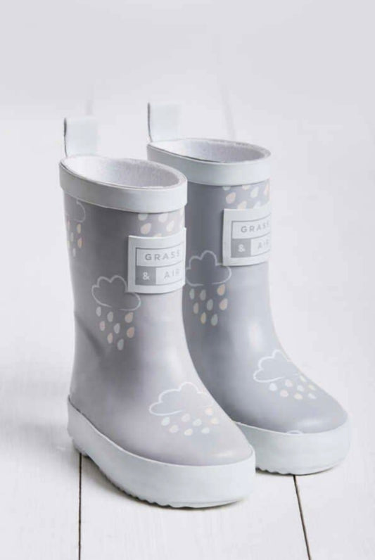 Aiden Boy - Color-Changing Rainboots - Gray