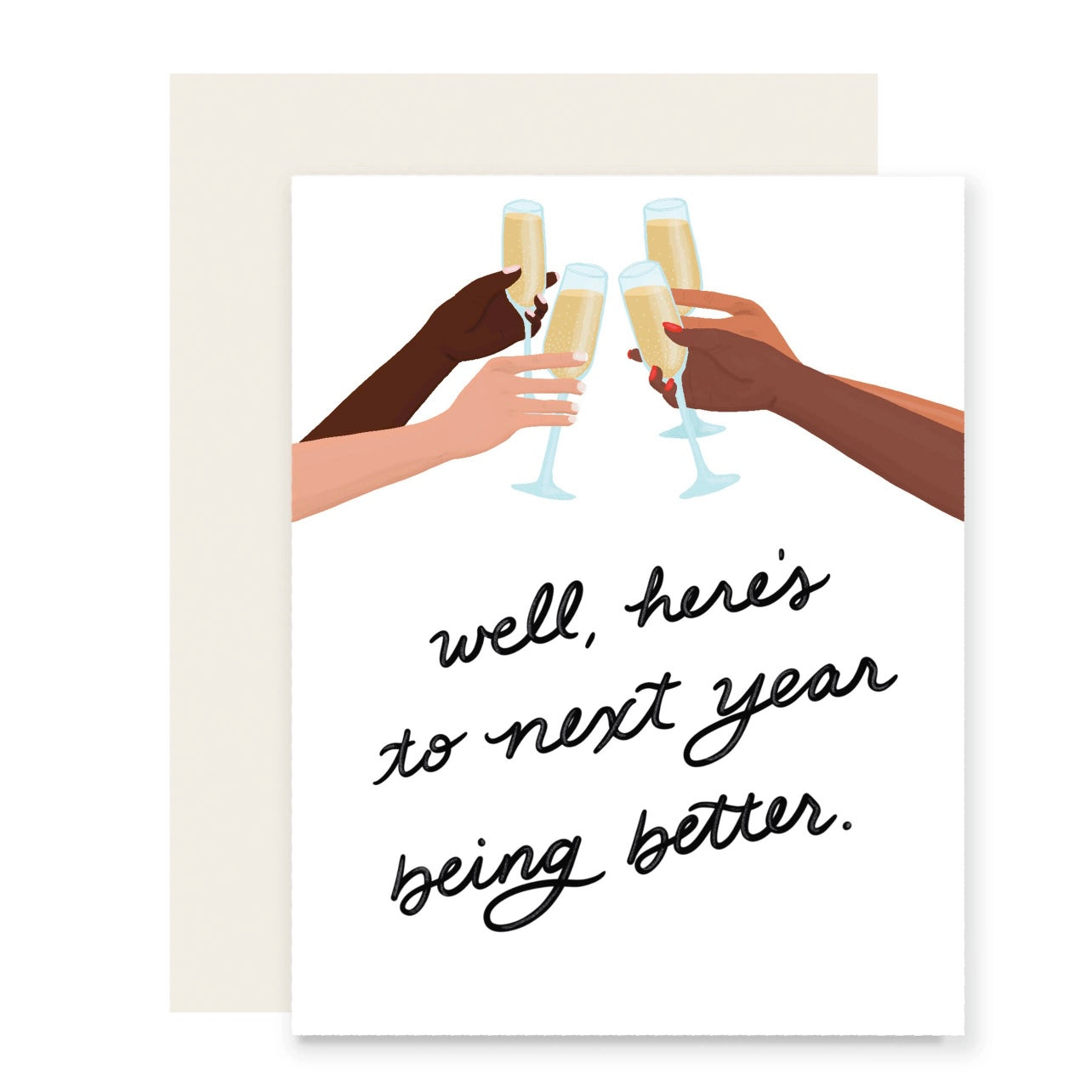 Greeting Card - Here’s to Next Year