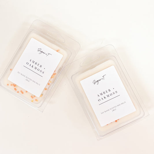 Amber + Oakmoss  Scented Wax Melts