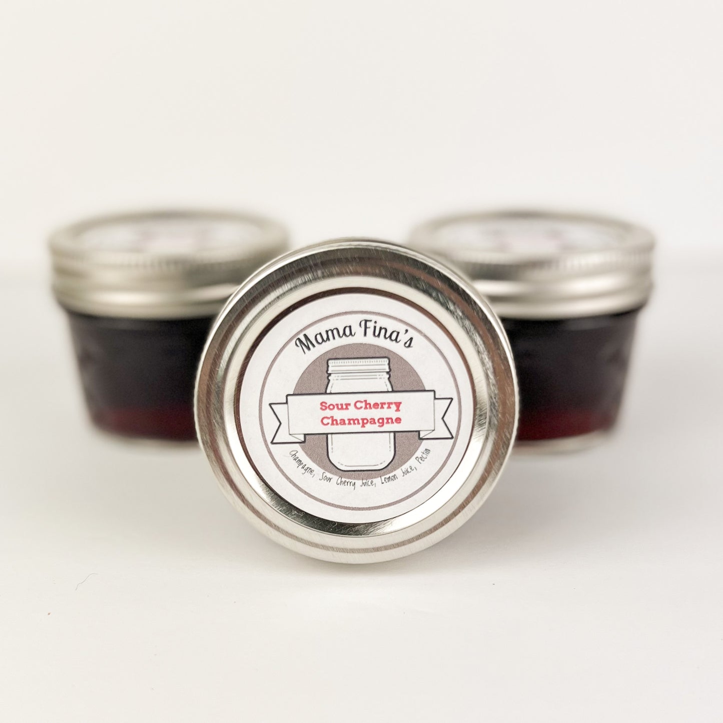 MamaFinas Sour Cherry Champagne Jam