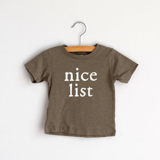 Aiden Boy - Nice List Organic Tee