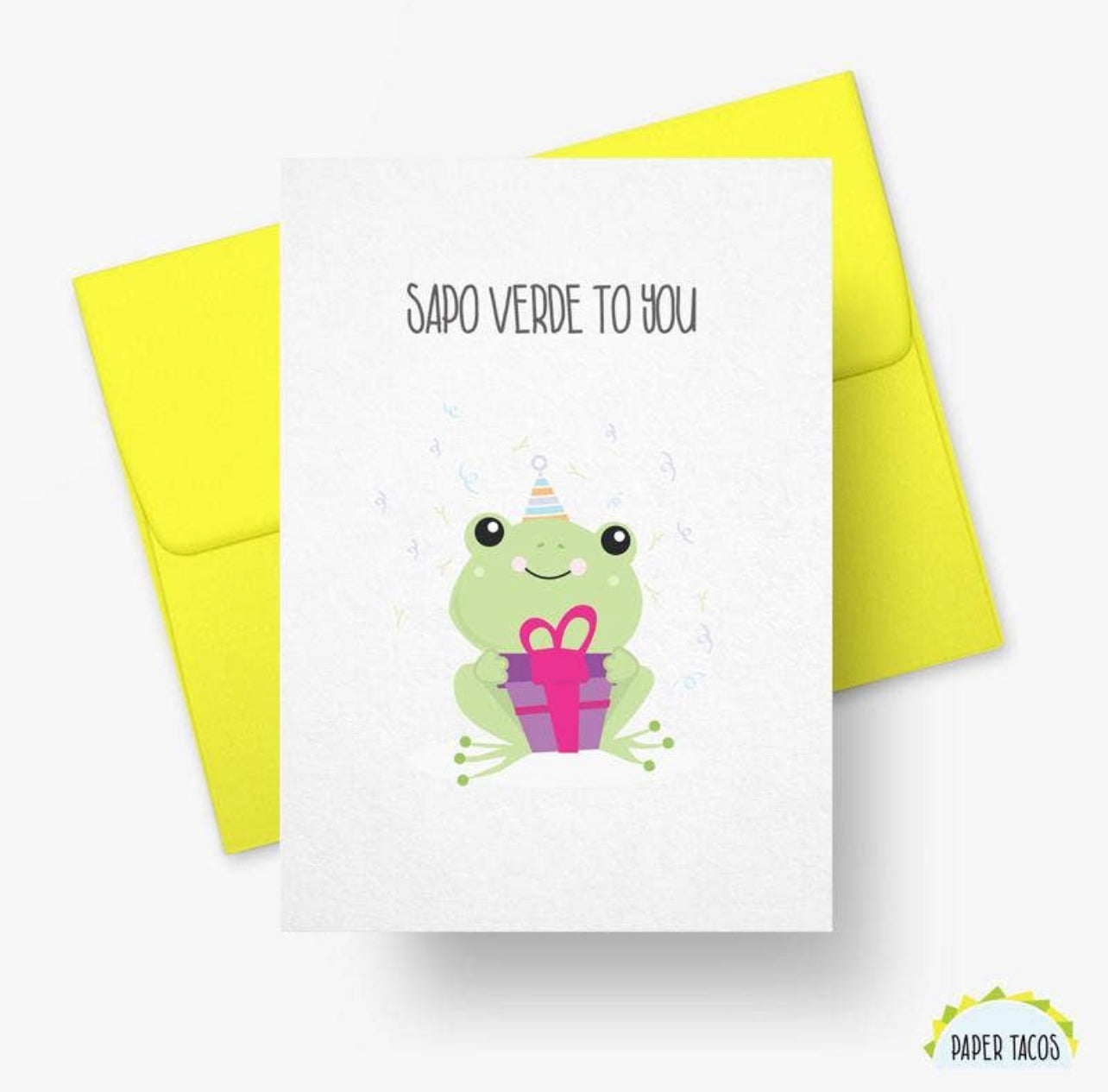 Greeting Card - Sapo Verde To You