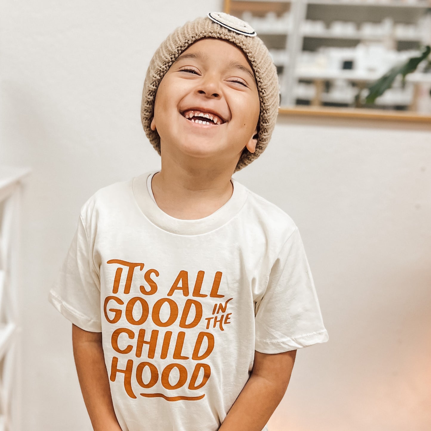 Aiden Boy - It’s all Good in the Childhood Organic Tee
