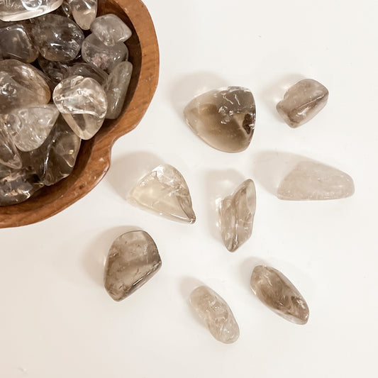 Smoky Tumbled Stone