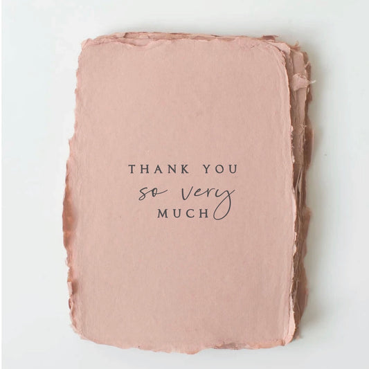 Greeting Card - Thank you so very much