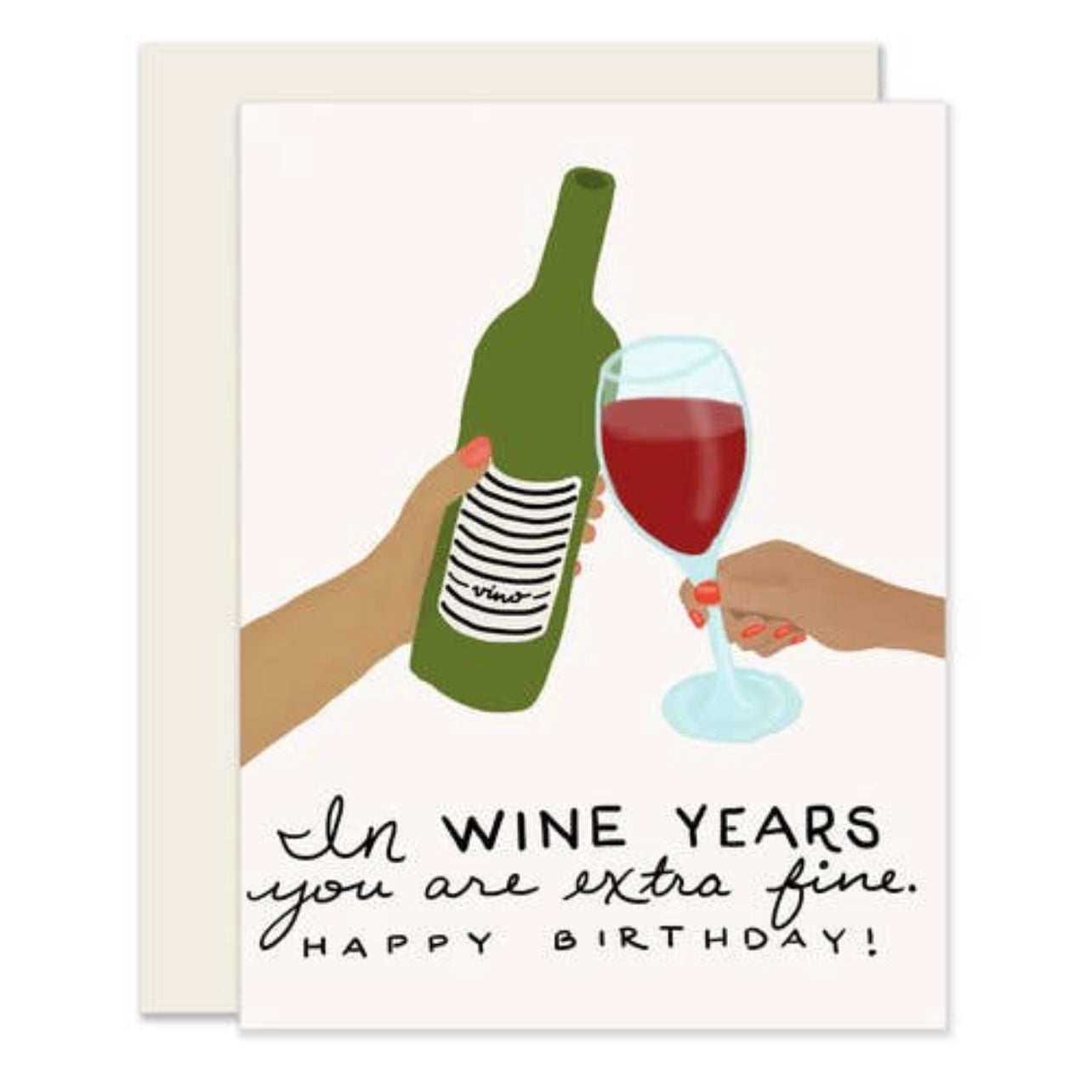 Greeting Card - Wine Years