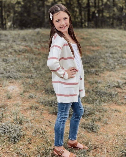 Maddie Girl - Striped Cardigan